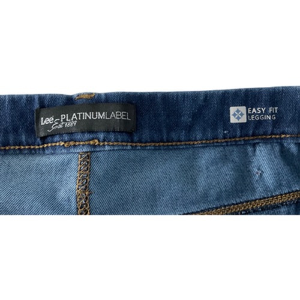 Lee Platinum Label Easy Fit Legging Jeans Dark Wash Women XL - Picture 4 of 11